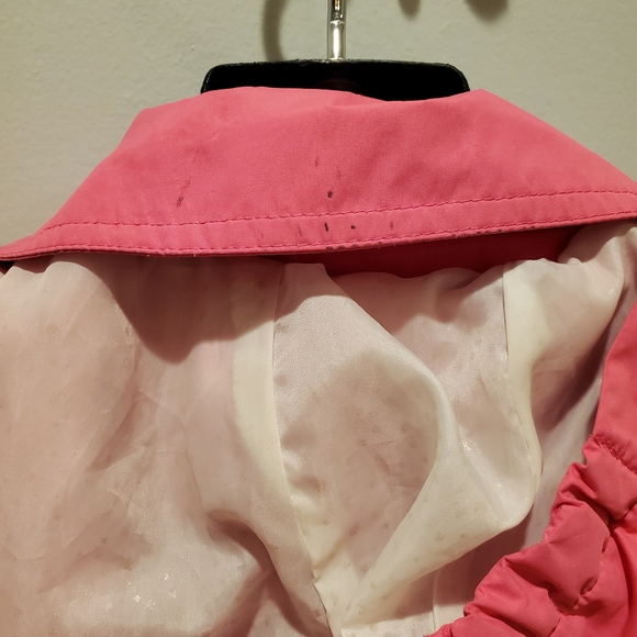 London Fog Pink Raincoat with Sparkling Buttons - Picture 13 of 13